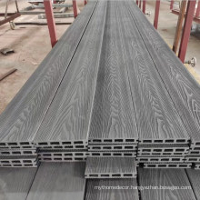 China New technology WPC 3D embossed composite decking floor outdoor from YUJIE factory